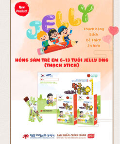 hồng sâm trẻ em 6-13 tuổi jelly dkg